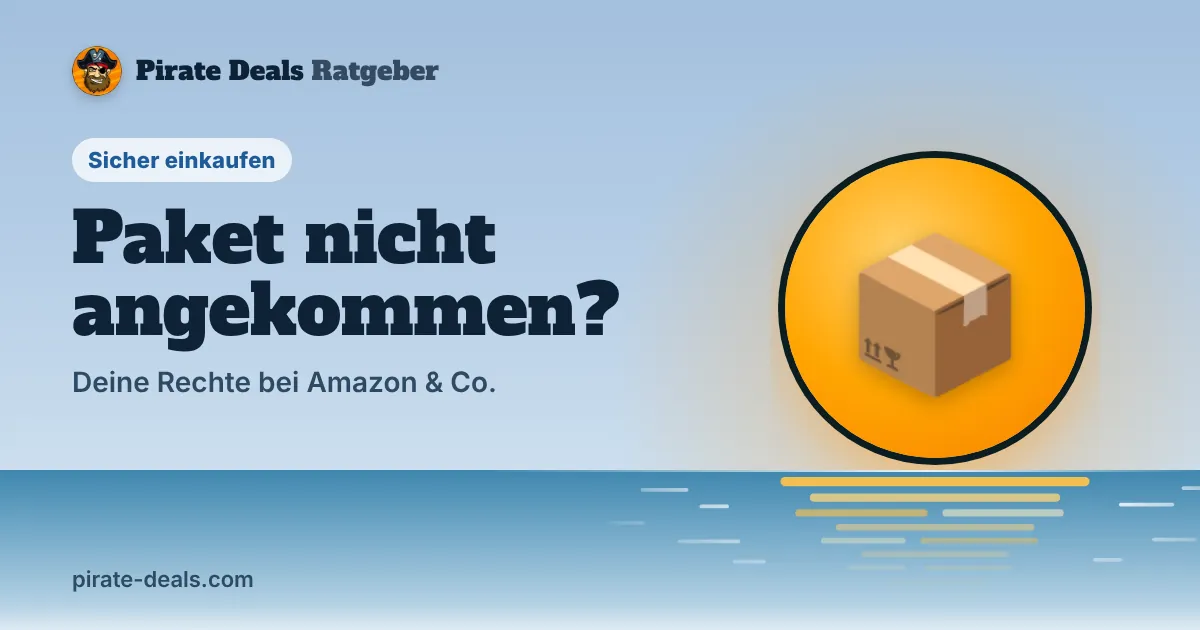 Titelbild: Amazon-Paket nicht angekommen oder verloren: Deine Rechte und was du jetzt tun musst