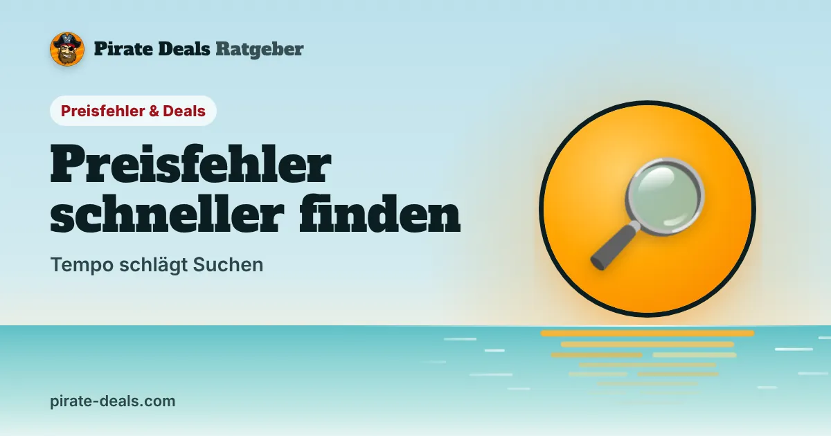 Titelbild: Preisfehler finden: So bist du schneller als alle anderen